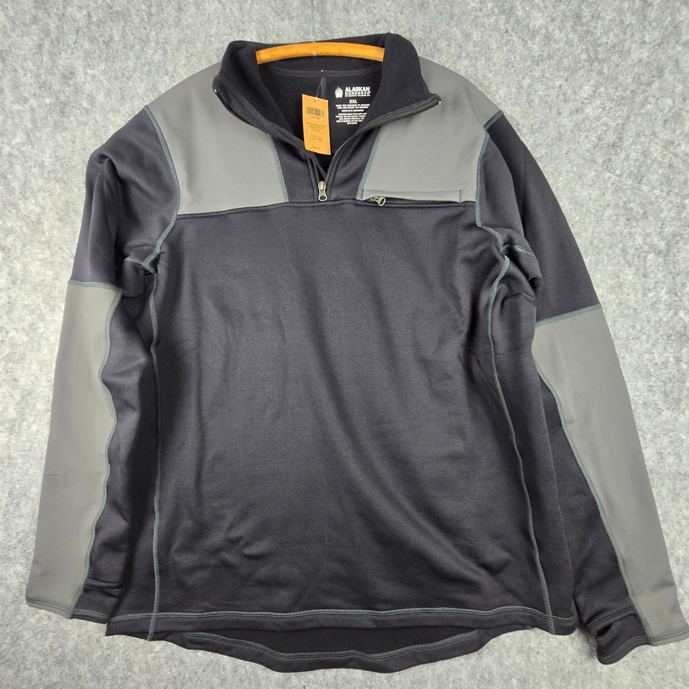 Duluth Alaskan Hardgear Mens 2XL Boundary Range 1/4 Zip Base Layer Shirt NWT